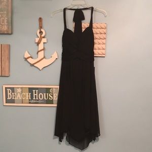 NWT Black Halter Dress